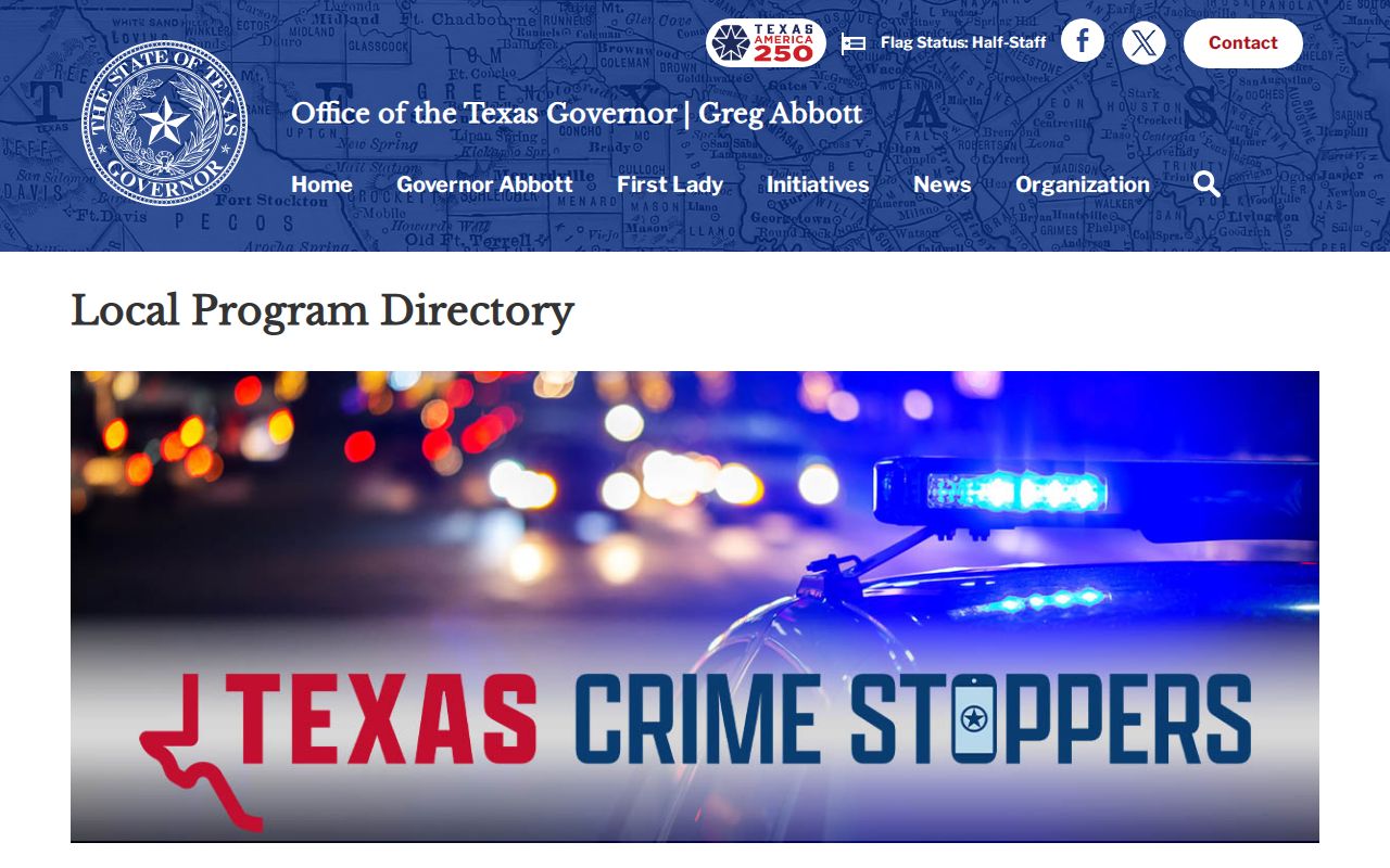 Medina County warrant resources, Texas Crime Stoppers directory county selector